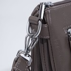 Сумка кросс-боди на молнии, цвет коричневый - фото 24121017