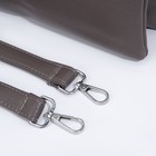 Сумка кросс-боди на молнии, цвет коричневый - фото 24121018