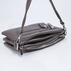 Сумка кросс-боди на молнии, цвет коричневый - фото 24121019