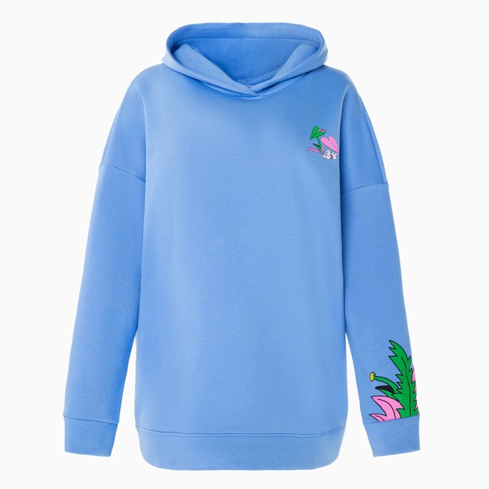 Худи женское НАЧЁС, цвет синий, размер 48 (L) 57816