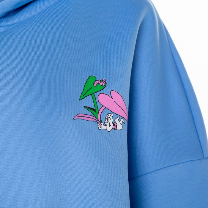 Худи женское НАЧЁС, цвет синий, размер 48 (L) 57816