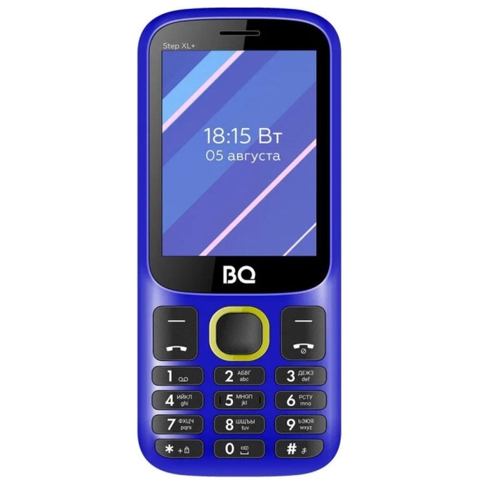 Сотовый телефон BQ 2820 Step XL+, 2.8", 2 sim, 32Мб, microSD, 1000 мАч, желто-синий - фото 51442290