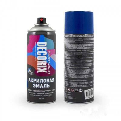 Эмаль – аэрозоль акриловая DECORIX №21, цвет берлинская глазурь, 520 мл