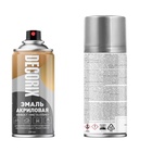 Эмаль-аэрозоль металлик серебро 210 мл DECORIX (M303) - фото 14961532