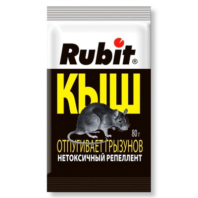 Саше-пакет от грызунов "Rubit", пакет, 80 г