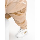 Кофточка и ползунки детские Fashion, рост 80 см, цвет бежевый - Фото 3