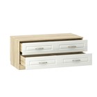 Тумба под ТВ Оливия, 1202×578×512, цвет белое дерево / дуб сонома - Фото 2