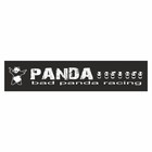 Полоса на лобовое стекло "Bad Panda racing ", черная, 1220 х 270 мм - фото 291494700