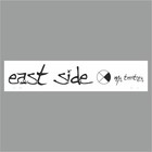 Полоса на лобовое стекло "East Side", белая, 1220 х 270 мм - фото 291494731
