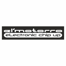 Полоса на лобовое стекло "El'motoro electronic chip up", черная, 1220 х 270 мм