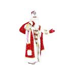 Карнавальный костюм «Дед Мороз Королевский», 6 предметов, р. 54-56, рост 188 см, цвет красный - Фото 2