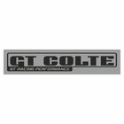 Полоса на лобовое стекло "GT COLTE", серебро, 1220 х 270 мм - фото 291494762