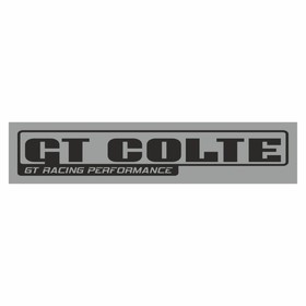 Полоса на лобовое стекло "GT COLTE", серебро, 1220 х 270 мм