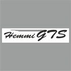 Полоса на лобовое стекло "Hemmi GTS", белая, 1220 х 270 мм - фото 291494767