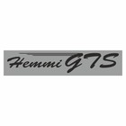 Полоса на лобовое стекло "Hemmi GTS", серебро, 1220 х 270 мм - фото 291494768