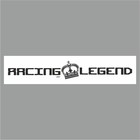 Полоса на лобовое стекло "RACING LEGEND", белая, 1220 х 270 мм 9341826 - фото 302412329