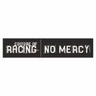 Полоса на лобовое стекло "RACING NO MERCY", черная, 1220 х 270 мм 9341834 - фото 302412337