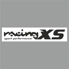 Полоса на лобовое стекло "RACING XS", белая, 1220 х 270 мм 9341838 - фото 314231399