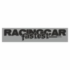 Полоса на лобовое стекло "RACINGCAR fastest", серебро, 1220 х 270 мм 9341842 - фото 302412341