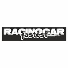 Полоса на лобовое стекло "RACINGCAR fastest", черная, 1220 х 270 мм 9341843 - фото 302412342