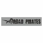 Полоса на лобовое стекло "ROAD PIRATES", серебро, 1220 х 270 мм 9341851 - фото 314231412