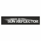 Полоса на лобовое стекло "SUN REFLECTOR", черная, 1220 х 270 мм - фото 291494877