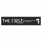Полоса на лобовое стекло "THE FIRST", черная, 1220 х 270 мм - фото 291494880