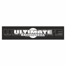 Полоса на лобовое стекло "ULTIMATE", черная, 1220 х 270 мм 9341885