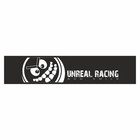 Полоса на лобовое стекло "Unreal Racing", черная, 1220 х 270 мм - фото 291494889