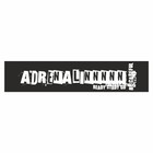 Полоса на лобовое стекло "ADRENALIN", черная, 1300 х 170 мм - фото 103138