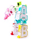 УЦЕНКА (мятая, разводы на упаковке) Набор роботов «Алфавит», трансформируется, световые и звуковые эффекты, 6 букв, собираются в 1 робота - Фото 13