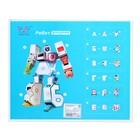 УЦЕНКА (мятая, разводы на упаковке) Набор роботов «Алфавит», трансформируется, световые и звуковые эффекты, 6 букв, собираются в 1 робота - Фото 15