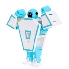 УЦЕНКА (мятая, разводы на упаковке) Набор роботов «Алфавит», трансформируется, световые и звуковые эффекты, 6 букв, собираются в 1 робота - Фото 3