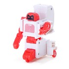 УЦЕНКА (мятая, разводы на упаковке) Набор роботов «Алфавит», трансформируется, световые и звуковые эффекты, 6 букв, собираются в 1 робота - Фото 5