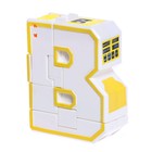 УЦЕНКА (мятая, разводы на упаковке) Набор роботов «Алфавит», трансформируется, световые и звуковые эффекты, 6 букв, собираются в 1 робота - Фото 6