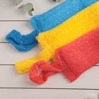 Мочалка-лента для тела массажная PRIDE «Сурская», 49×11 см, цвет МИКС - Фото 3