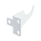 Кронштейн для радиатора, односторонний, цвет белый (комплект 30 шт) - фото 21864442