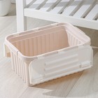 Ящик для хранения со створками «Сплит», 10 л, 25,5×38×17,6 см, цвет молочный - Фото 3