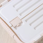 Ящик для хранения со створками «Сплит», 10 л, 25,5×38×17,6 см, цвет молочный - Фото 4