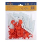 Комплект зажим "Ворота" + клин "Ворота" для выравнивания плитки ТУНДРА, 1 мм, 40/40 шт. 9291436