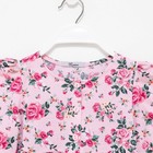 Платье для девочки, цвет розовый/розы, рост 104 см - Фото 8