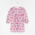 Платье для девочки, цвет розовый/розы, рост 116 см - фото 24566469