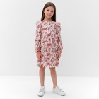 Платье для девочки, цвет розовый/розы, рост 98 см - Фото 2