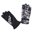 Перчатки мужские зимние, цвет чёрный, размер 12 (25-30 см) - фото 8689615