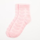 Носки для девочки махровые KAFTAN «Сердечки», размер 16-18 см, цвет розовый - фото 21864646