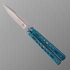 Нож-бабочка "Грифон" сталь - 420, рукоять - металл, 9 см - фото 11893985