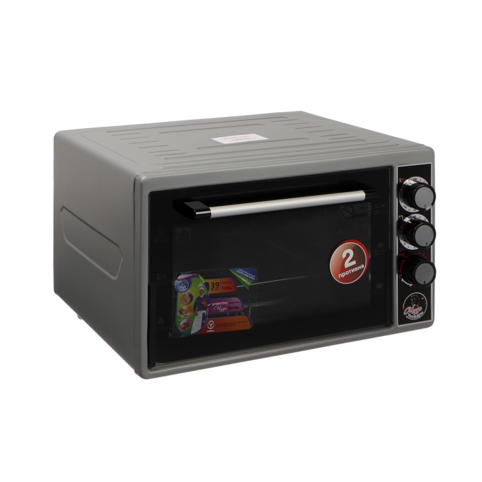 Электродуховка «УЗБИ» «Чудо пекарь» ЭДБ-0128, 39 л, гриль, цвет серебристый металлик - Фото 1