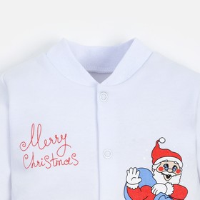 

Кофточка детская "Merry Christmas", цвет белый, рост 56 см