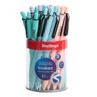 Ручка шариковая автомат Berlingo "Instinct", синяя, 0,7мм, корпус микс (комплект 30 шт) - фото 21864999