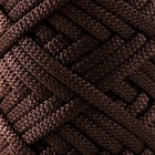 Шнур для вязания 100% полиэфир, ширина 4 мм 50м (шоколад) - фото 6729466
